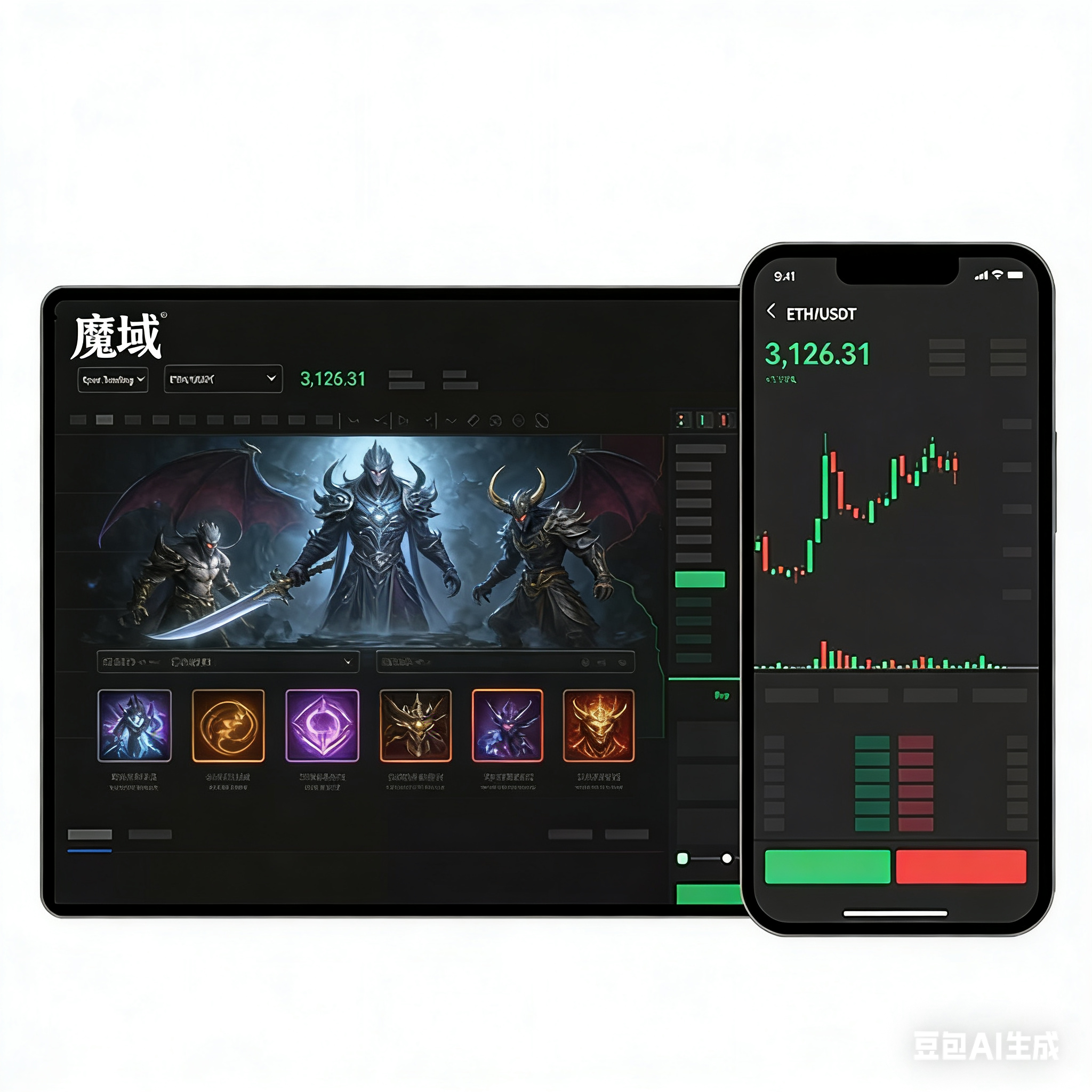 魔域SF装备强化属性示意图